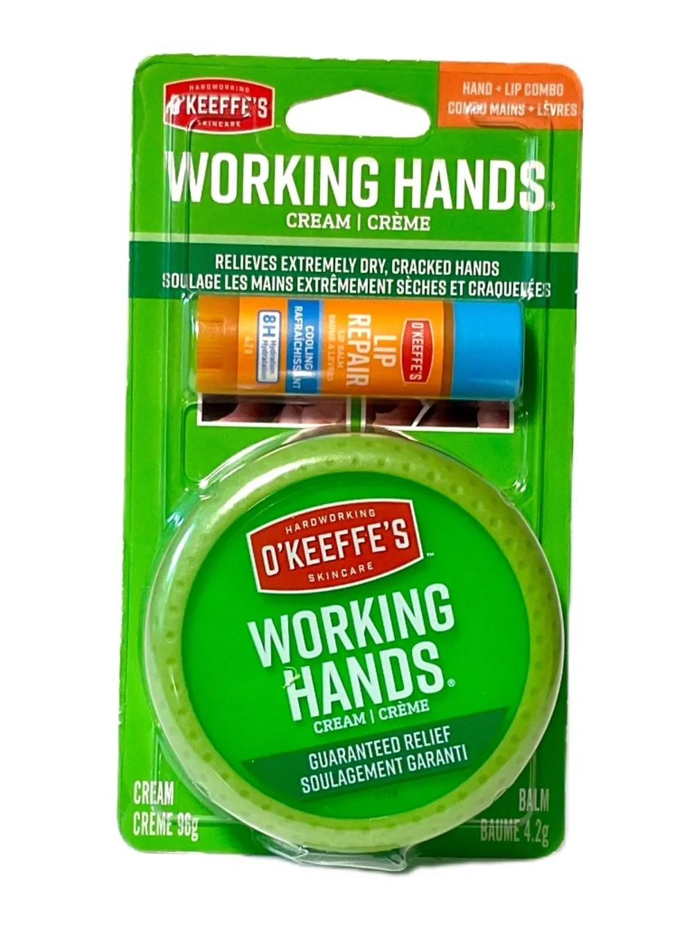 O’Keeffe’s Working Hands Cream Plus Lip Balm